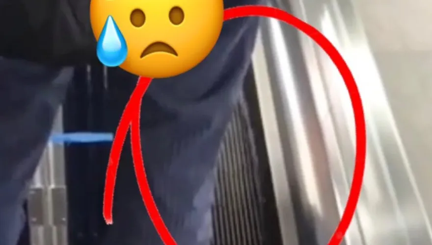 【影】北捷電扶梯驚現「噴水雞」？站後面的他看到這一幕傻眼　台鐵說話了