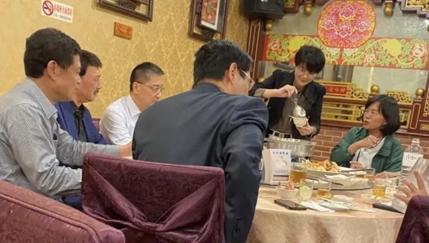 極樂招待所/網傳陳檡文出入招待所！徐國勇下令嚴查…同桌喝酒照曝光：「正當餐敘」