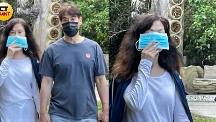 挺過翁家明偷吃風波！直擊58歲俞小凡登山「口罩遮臉緊牽尪」　昔瓊瑤女郎現況曝