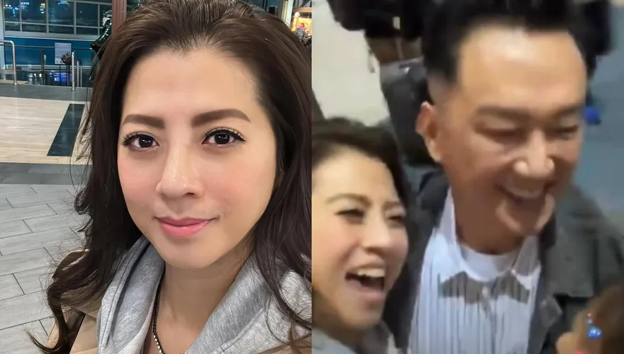 才悲吐至親離世…郭靜純「加拿大接機何篤霖」當場爆哭！兄妹「3年再見」感人畫面惹網淚