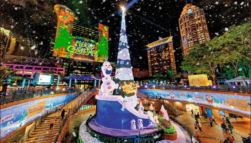 2022新北歡樂耶誕城明雪白登場！迪士尼主題光雕璀璨開城