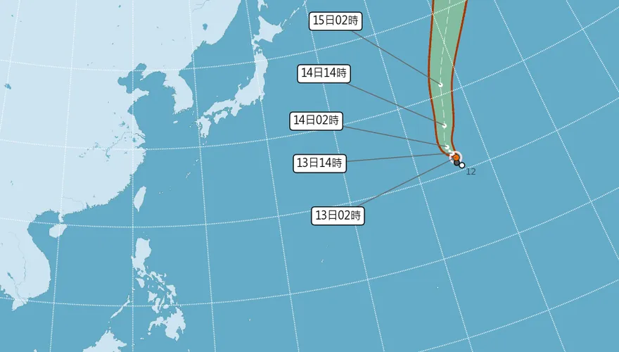 「山貓」颱風生成！今午後變天「2地區」迎雨彈　一路濕冷到周三