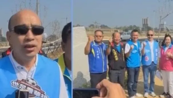 「韓流」跨海吹進金門！　韓國瑜同框楊鎮浯掃街拜票