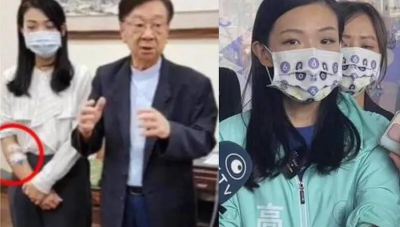 右手變左手！苦苓狠酸高虹安點滴瘀青「又創造一個奇蹟」　競辦發言人回應了
