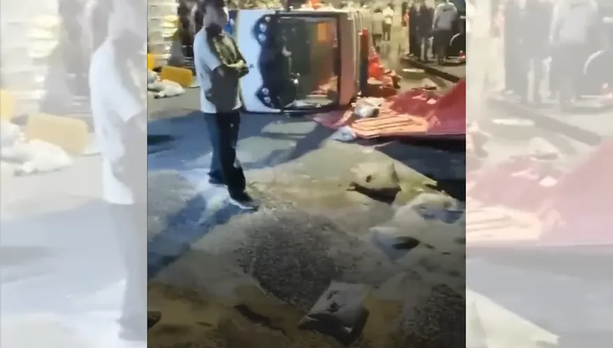 【影】長期封控惹民怨　廣州市海珠區爆發大規模抗議
