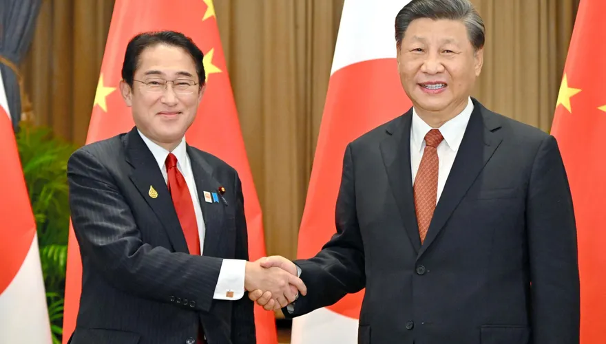 習近平、岸田文雄會面　習：中日關係沒有變也不會變