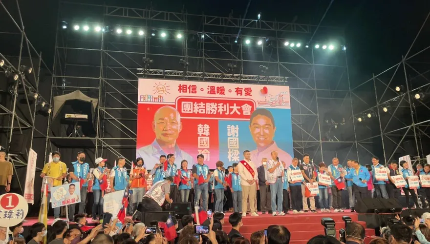 【影】基隆起風了！謝國樑大造勢俯拍影片太震撼　韓國瑜8字讓他激動爆淚