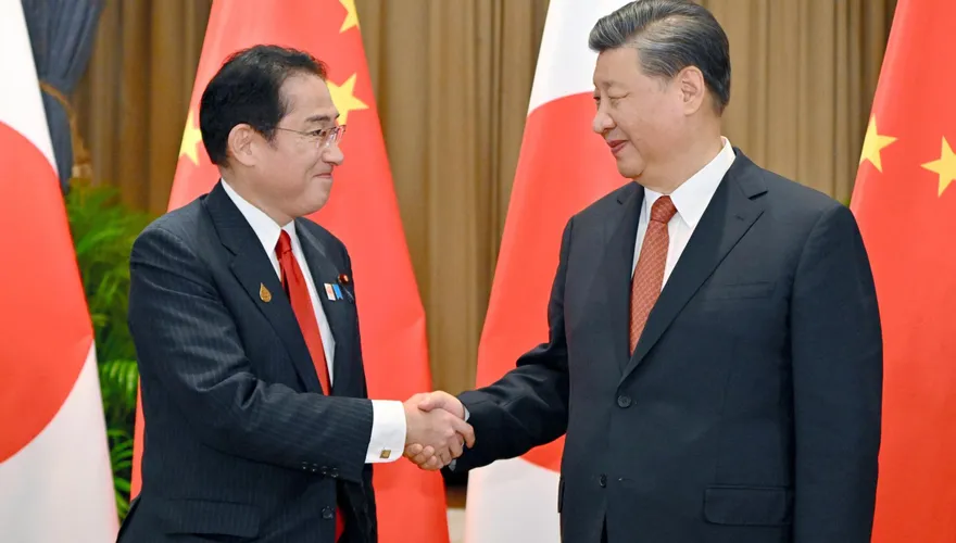 岸田文雄會習近平　對談40分鐘觸及台海和平安定重要性