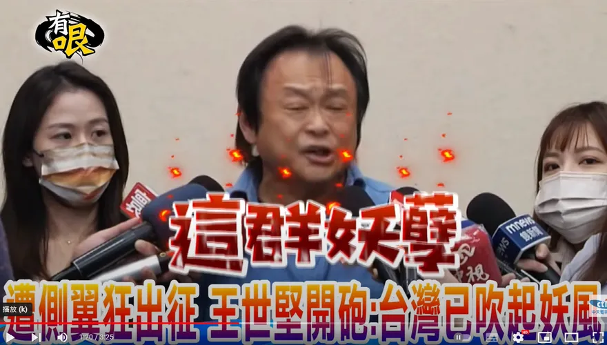 王世堅狠嗆林智堅「這2字」！藍營猛將手抖狂讚：罵得好