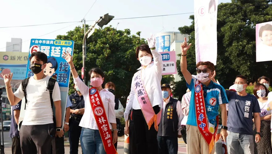 【影】衝刺選情！媒體人爆料蔡其昌將辭立院副院長　對手盧秀燕發聲了