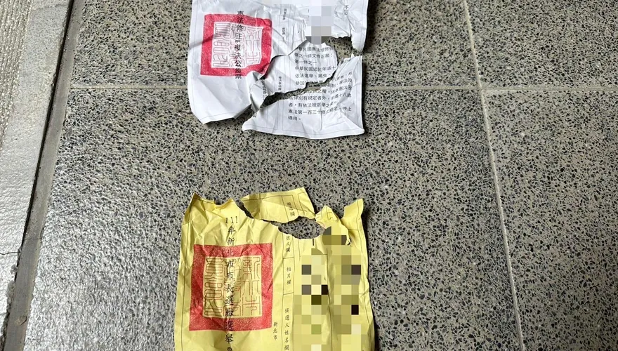 快訊/新北永和網溪國小1615號投開票所　1中度身心障礙民眾撕選票遭辦