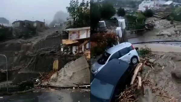 【影】快訊/義大利土石流！多棟建築被淹沒　已8死、13失蹤