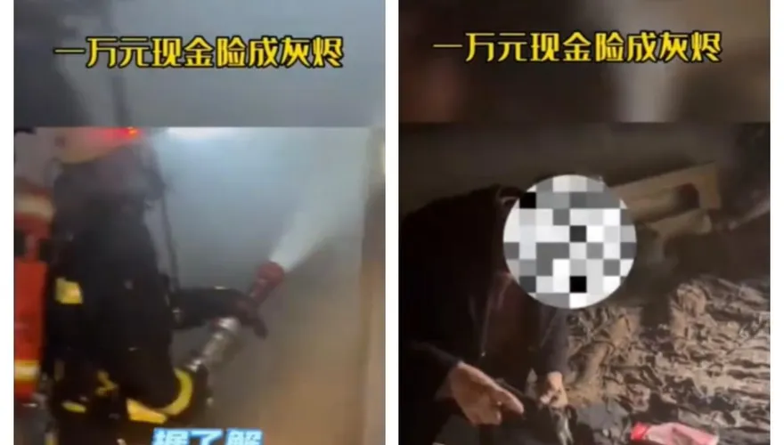「吹風機沒關」放床上釀大火...驚人濃煙！臥室成焦黑一片