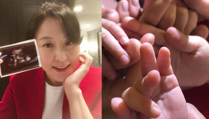 45歲海裕芬順利卸貨！淚吐懷孕艱辛「宮縮陣痛到發抖」　親曝愛女小名「藏滿滿洋蔥」