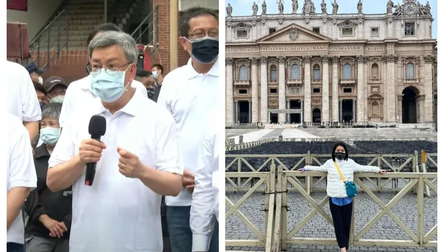 陳建仁一句話惹怒教徒！徐巧芯赴梵諦岡「要問天主這件事」　網笑歪