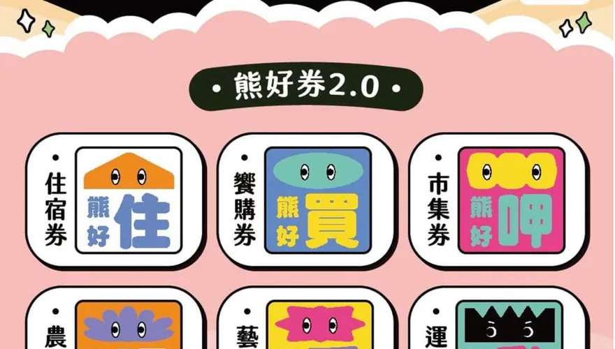 記得快用！熊好券使用期限至18日　住宿券用完抽1800元餐券