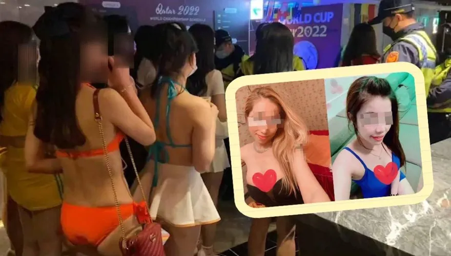 【影】南北拚治安！北市警掃蕩比基尼酒店妹美腿排排站　高雄查獲越南胸狠妞