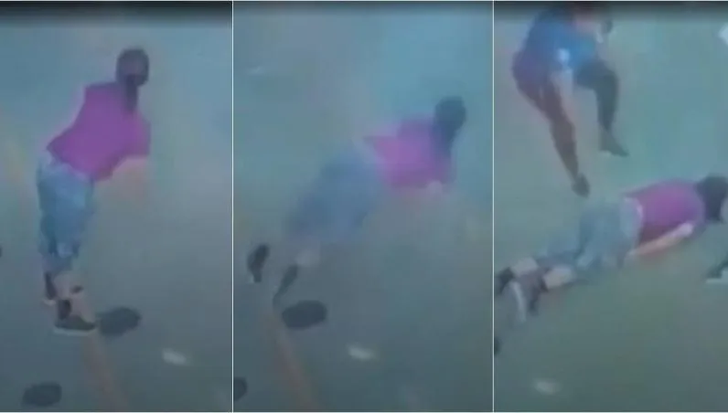 【影】妙齡女舉槓片練深蹲　起身卻「啪一聲」臉直撞地板當場斷氣！