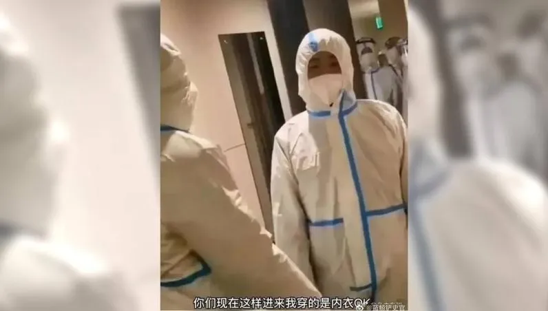 只穿內衣遭突襲！防疫人員「踹門闖入動粗」怒喊：我就動妳　事發片外流網罵翻