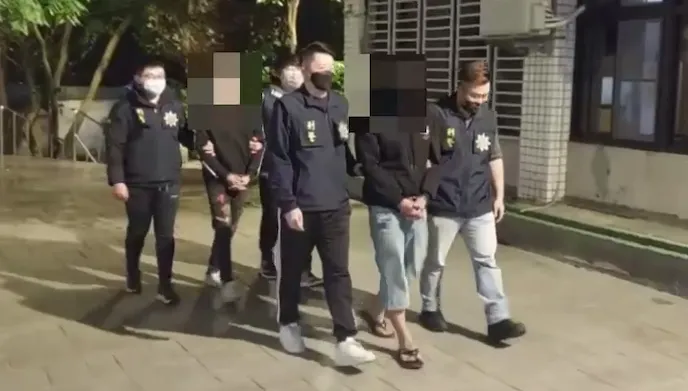 【影】嫌犯畫面曝光！新北樹林債務糾紛開槍案　警逮2嫌依恐嚇及槍砲罪送辦