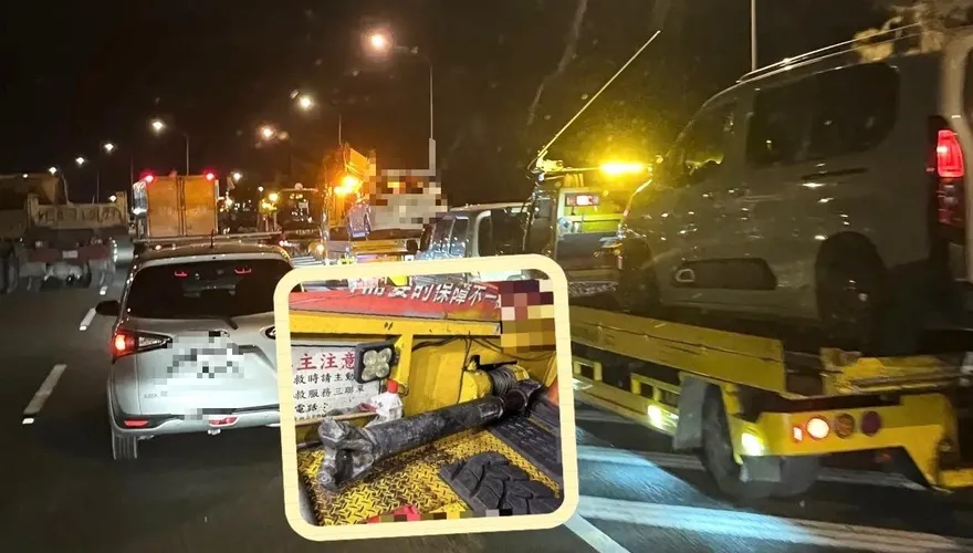「這一根」惹禍！國道6號西向17.5公里傍晚爆事故　14車受影響現已排除