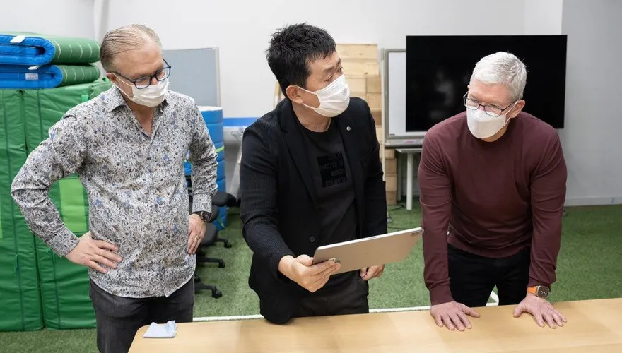 庫克親訪熊本縣參觀半導體廠　蘋果稱在日本投資逾千億美元