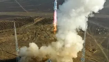 【影】全球首枚液氧甲烷運載火箭「朱雀二號」發射失敗　陸研發商：原因調查中