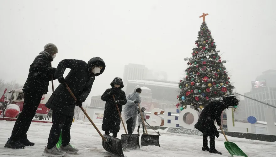 東北亞也急凍！南韓週末各地大雪　首爾體感溫度下探-21度