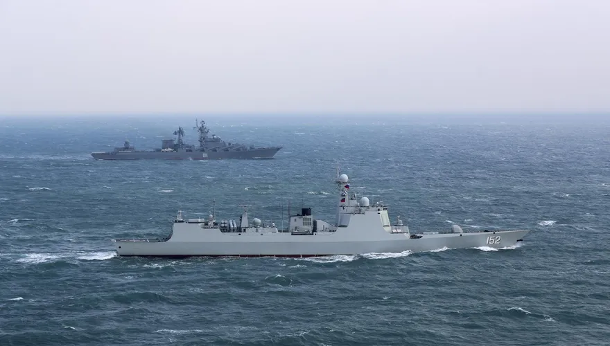 東海大練兵！中俄持續海上聯合軍演　俄：回應美國印太軍力集結