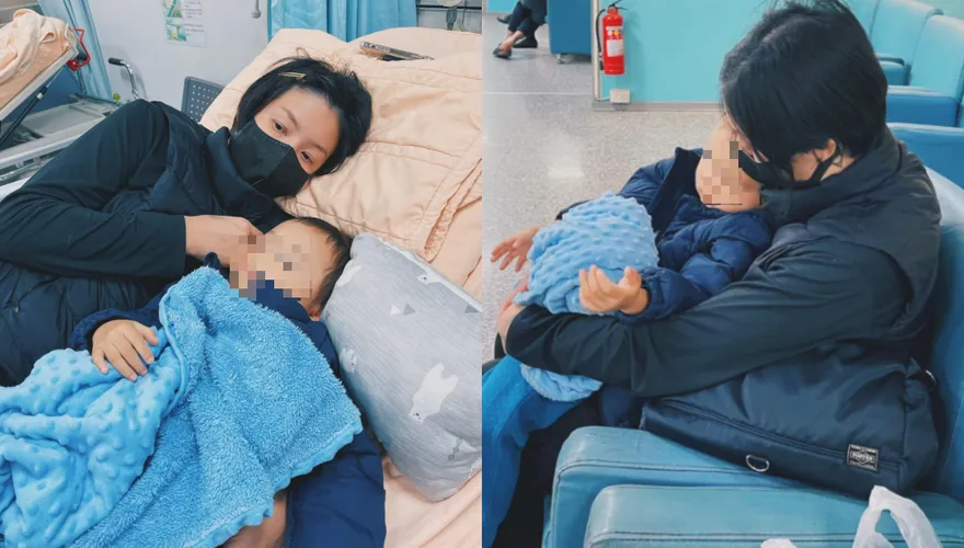 歐陽靖兒莫名狂吐…平安夜送急診！不捨：看了好心疼