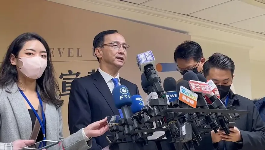 侯友宜選總統國運籤凶卦？朱立倫曝國民黨最好卦象是「這個」