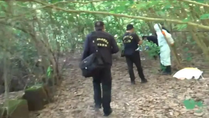 【影】台南新化山區人骨懸案偵破！警拘捕2嫌　死者竟是嫌犯前女友