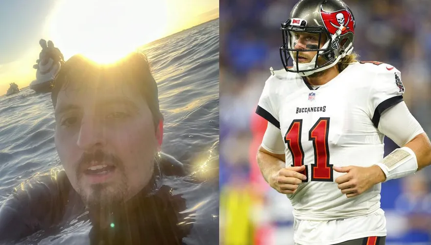 影/海上目睹直升機空難　NFL浪人意外成救命英雄