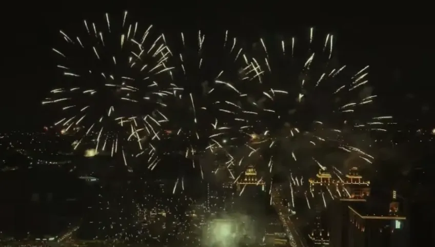 迎接2023！桃園4分鐘跨年煙火秀璀璨登場