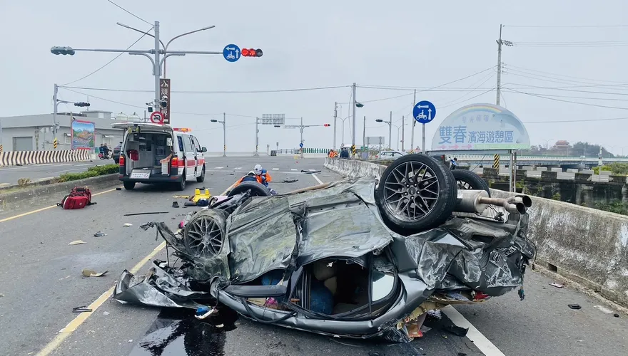 影／台17線死亡車禍身分曝！進香團16歲少女等3人　命喪返家途中