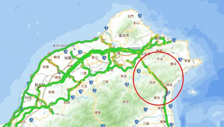 元旦收假湧車潮！國5北上「紫爆」　高公局：可能塞到晚上8點