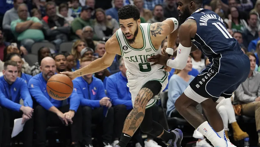 影/NBA塔圖姆生涯第2次大三元　斬斷獨行俠7連勝