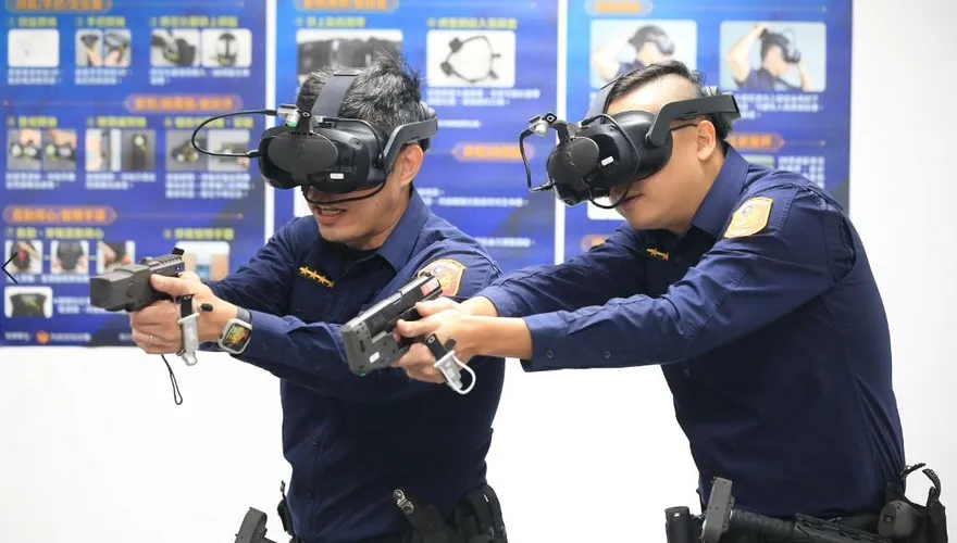 非打電玩！結合VR虛擬實境　警政署XR警勤訓練上線