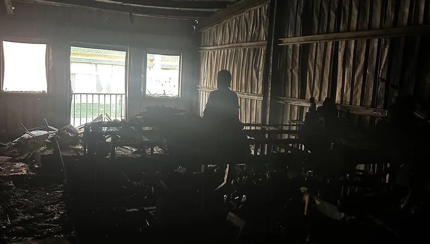 廟壇大火見證神蹟！　火災濃煙竟現佛祖身影　神明保佑無人傷亡