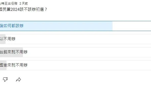 國民黨2024初選辦不辦？6.5萬人心聲太震撼「拜託一定要做這件事」