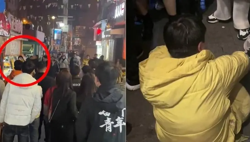 鹹豬手偷摸屁股！遭少女母當街狂搧耳光　色男辯「以為是高中生」引眾怒