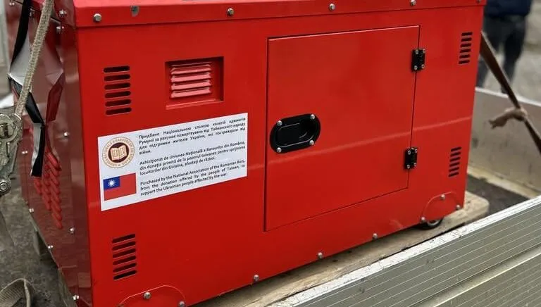 烏克蘭學生受戰火與寒冬之苦！台灣捐款購11台發電機取暖