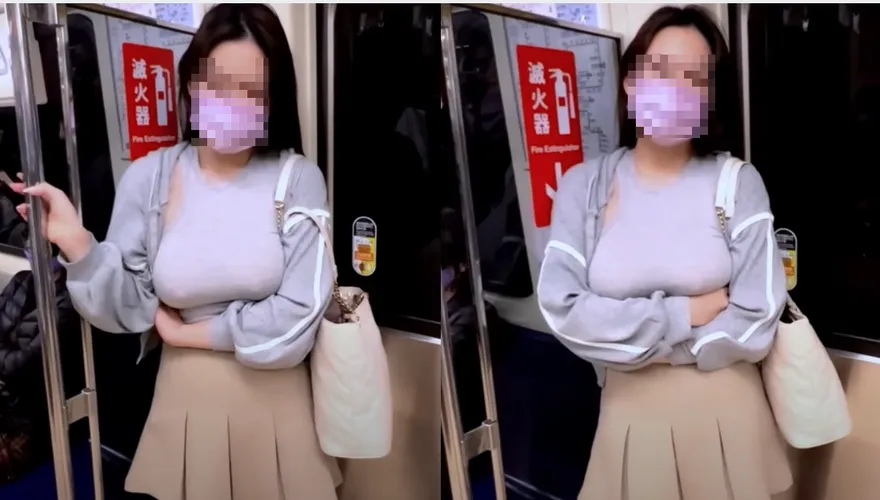 美女師「無罩搭北捷」爆紅　驚！已婚PO淫片黑歷史曝光