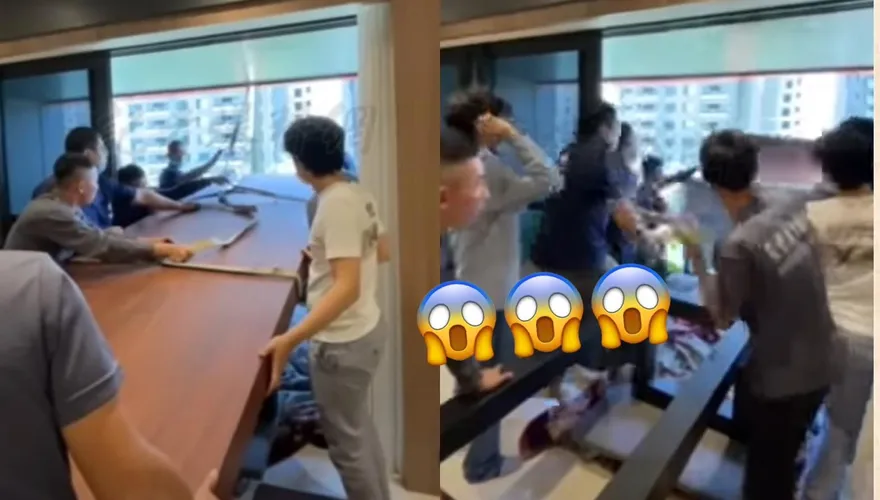 影/心理陰影面積破表！才講完「怎麼覺得斜斜的」　下1秒「它」竟墜樓女住戶嚇到尖叫