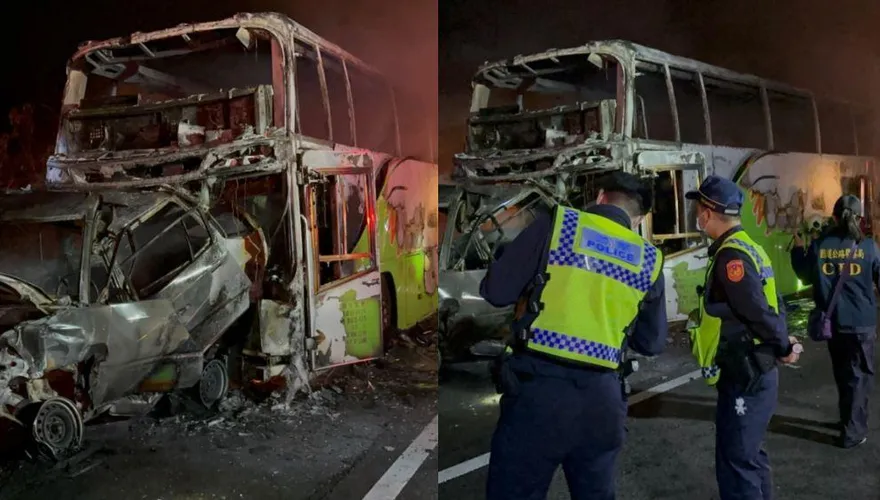 害統聯司機燒死車內！酒駕女釀國道車禍2死9傷　晚間20萬交保