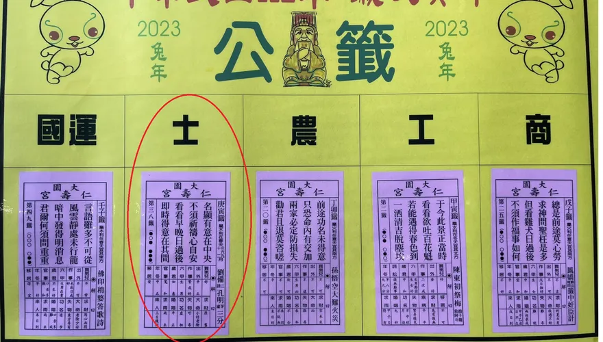 獨/曾神預言林智堅退選！　桃園仁壽宮今年國運籤再藏玄機