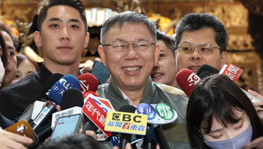 影/否認訪美碰壁　柯文哲：不擔心親美友陸路線