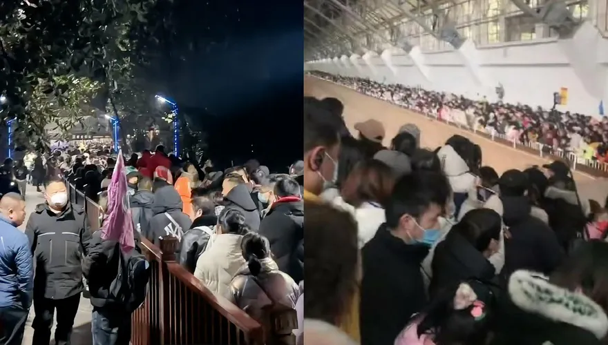 「人从众」回來了！陸春節遊客塞爆景區　張家界「摸黑下山」、始皇陵「人比俑多」