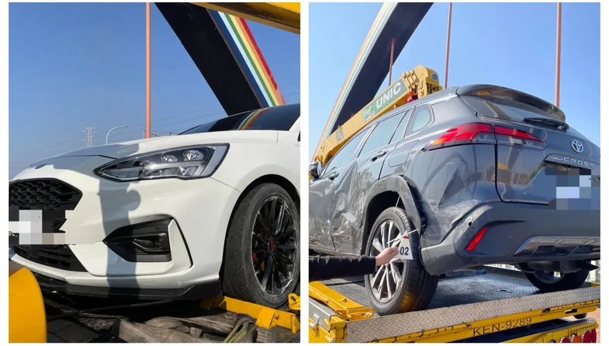 國1北上彰化段車禍！占用2車道　車輛龜速行駛