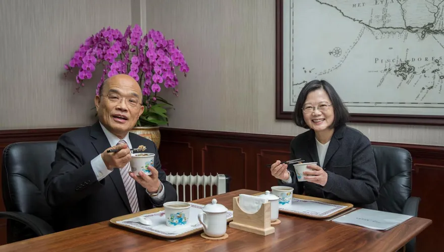 蔡英文感謝蘇貞昌扛下壓力　綠營大老：兩岸關係乏善可陳